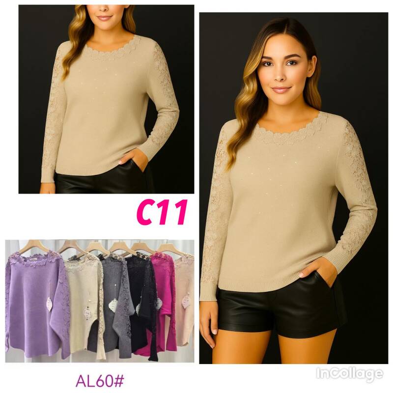 Bluzki damskie Roz L-3XL, Mix Kolor .Paczka 10 szt